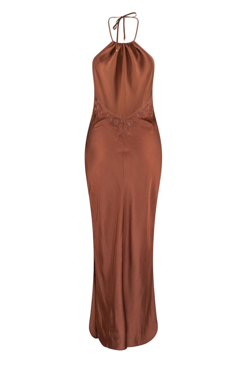 Winnie Satin Maxi Dress