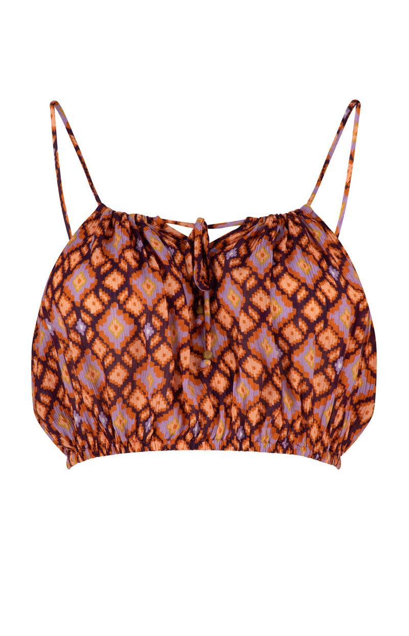 Utopia Sierra Cami - Burnt Orange Geo – Tigerlily USA