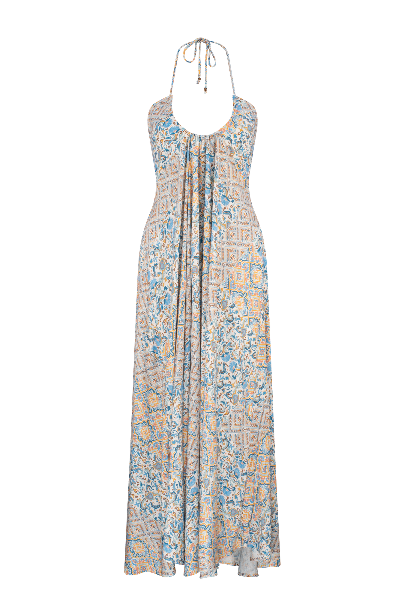 Azalia Trinity Maxi Dress - Cobalt Ornate – Tigerlily USA