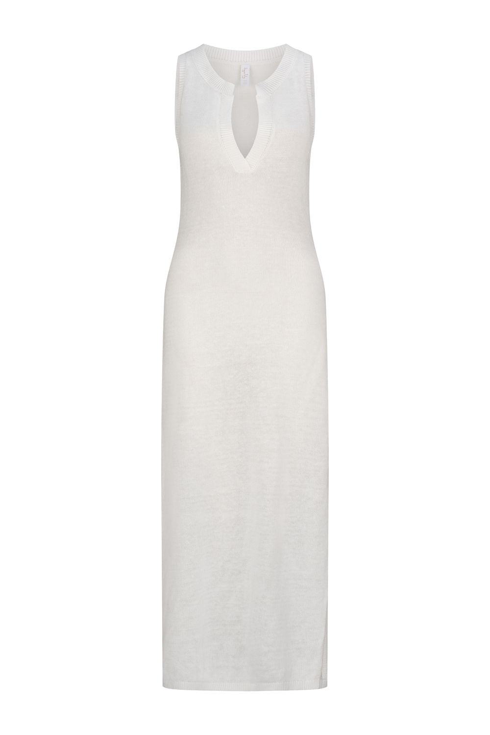 Marella Candace Sleeveless Midi Dress - White
