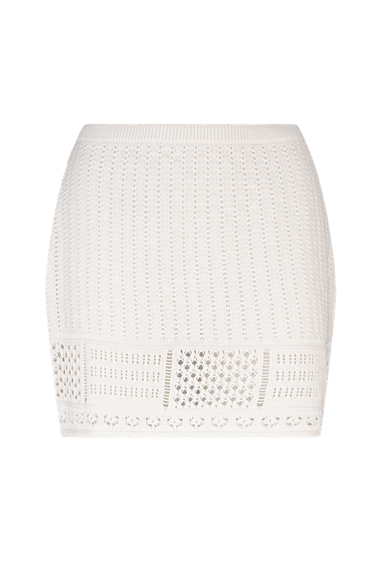 Serena Elva Mini Skirt - Ivory
