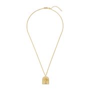 Arms Of Eve X Tigerlily Palm Tree Pendant With Stones - Gold