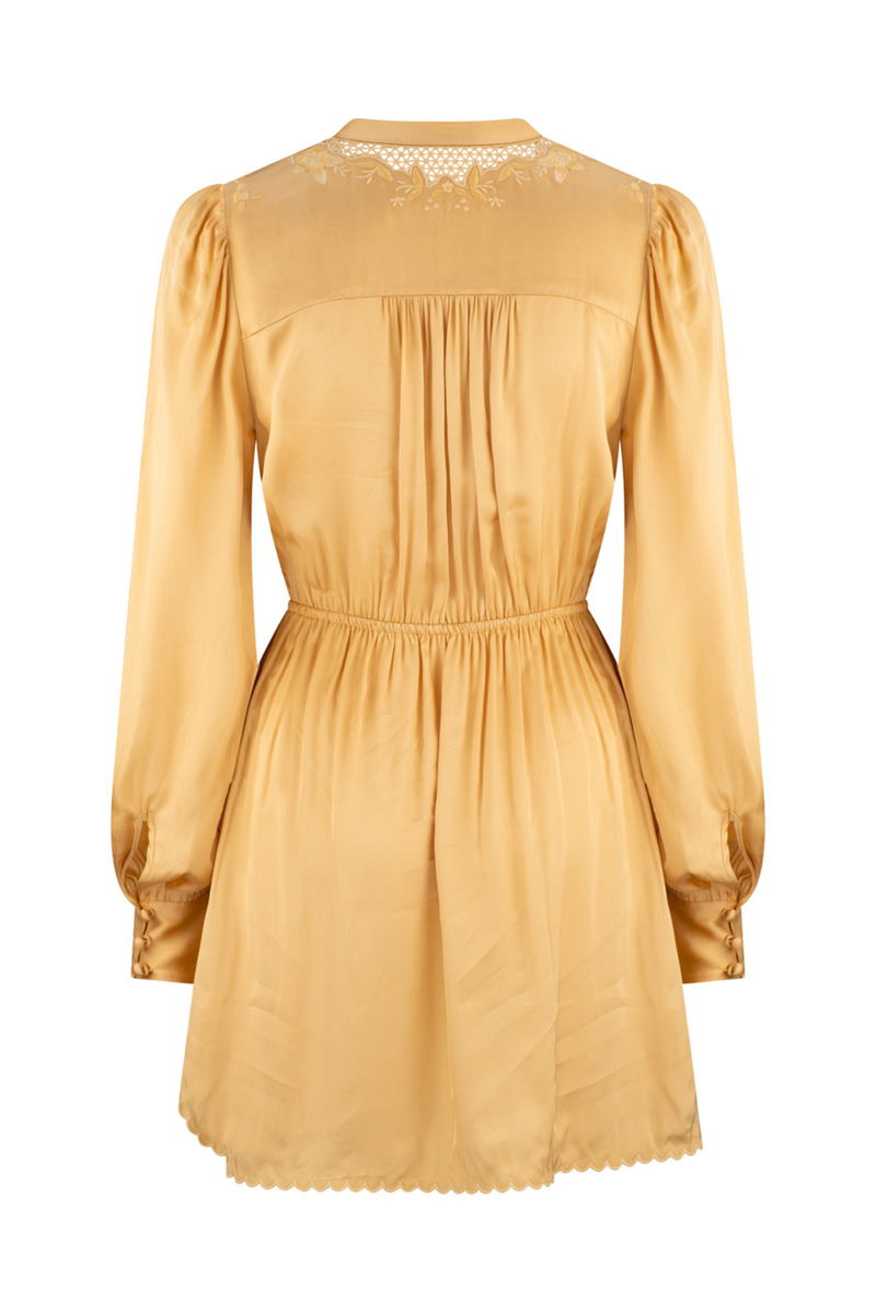 Santa Teresa Neleema Mini Dress - Gold Dust